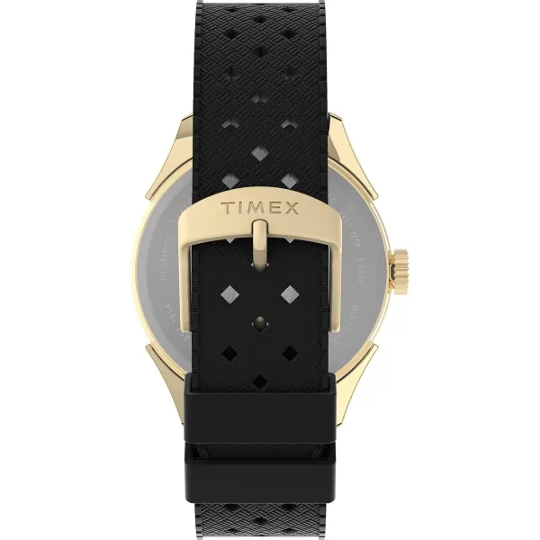 Timex UFC Mens Athena 42mm WatchBlackGoldTone