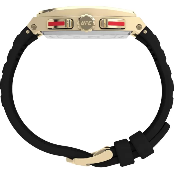 Timex UFC Mens Beast 51mm WatchBlackBlackGoldTone