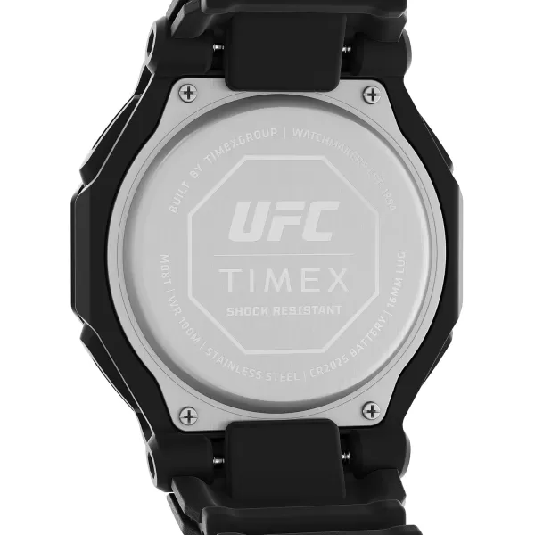 Timex UFC Mens Colossus 45mm WatchBlackBlackBlack