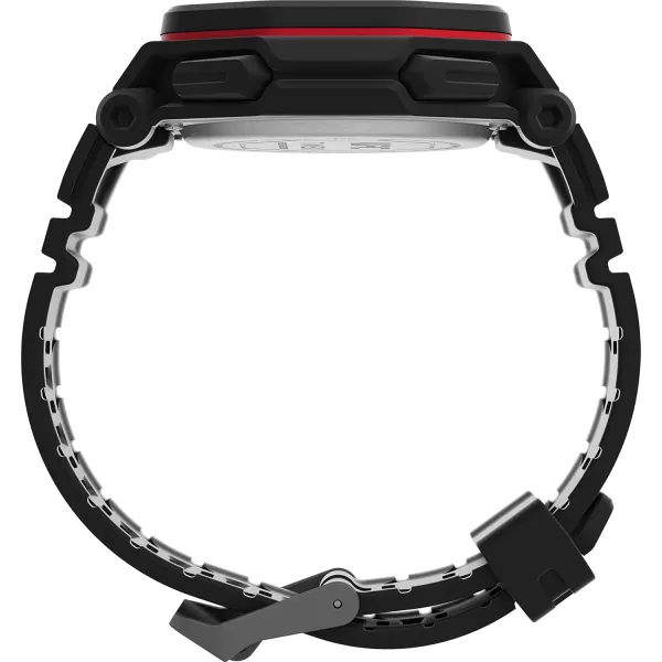 Timex UFC Mens Colossus 45mm WatchBlackRed