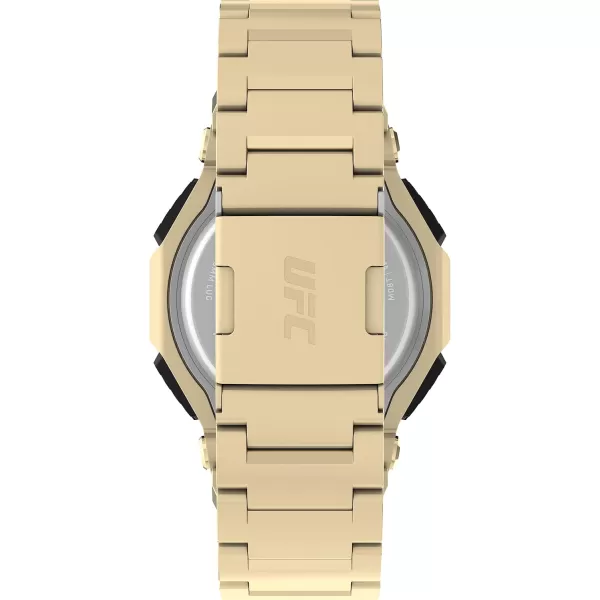 Timex UFC Mens Colossus 45mm WatchGoldToneBlackGoldTone