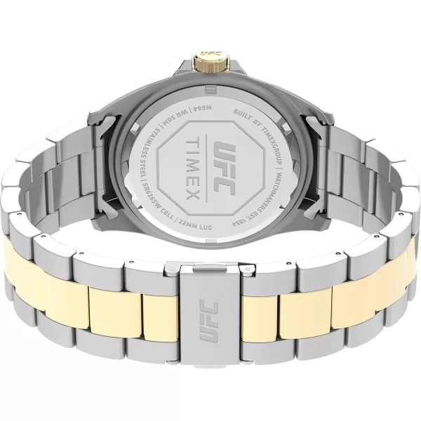 Timex UFC Mens Debut 42mm WatchTwoToneBlack