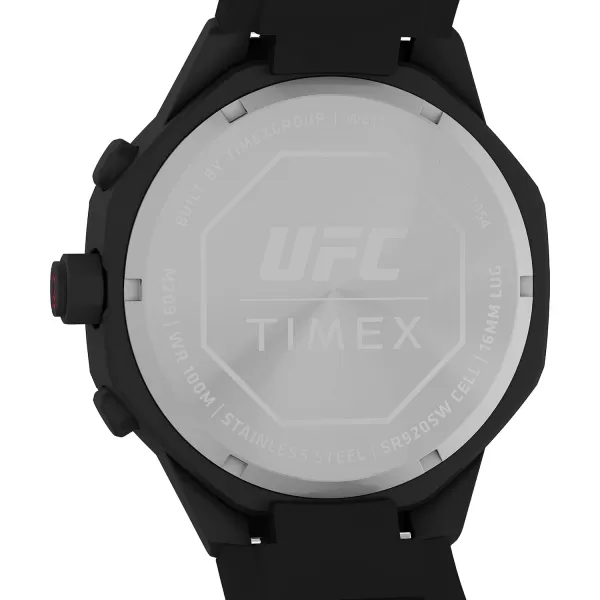 Timex UFC Mens King 45mm WatchBlackBlackBlack