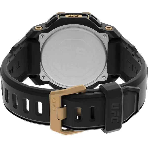 Timex UFC Mens Knockout 48mm WatchBlackDigitalBlack