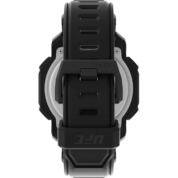 Timex UFC Mens Knockout 48mm WatchBlackDigitalBlackRed