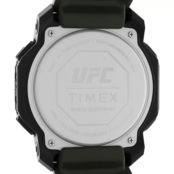 Timex UFC Mens Knockout 48mm WatchGreenDigitalBlack