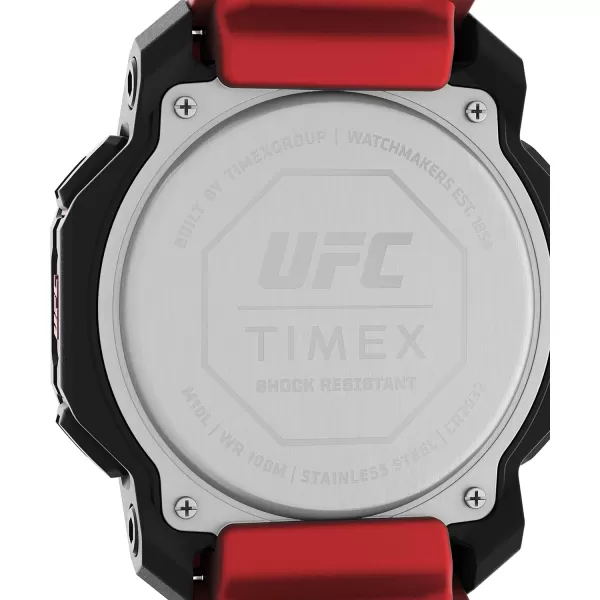 Timex UFC Mens Knockout 48mm WatchRedDigitalBlack