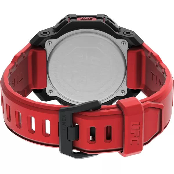 Timex UFC Mens Knockout 48mm WatchRedDigitalBlack