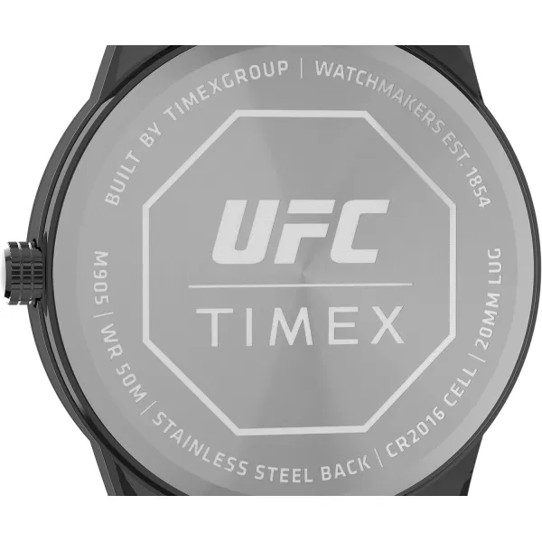 Timex UFC Mens Legend 42mm WatchGunmetalBlackGunmetal