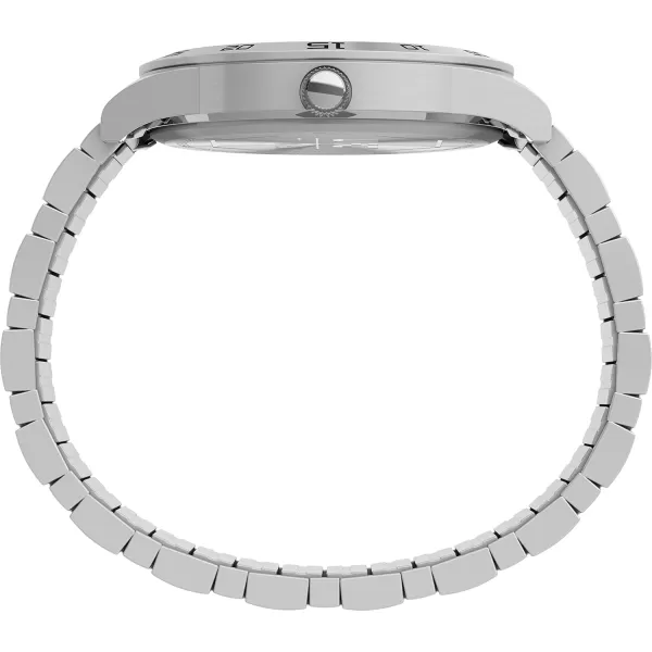 Timex UFC Mens Legend 42mm WatchSilverToneSilverToneSilverTone