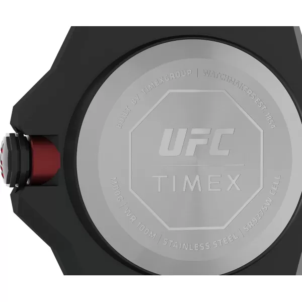 Timex UFC Mens Pro 44mm WatchBlackBlack