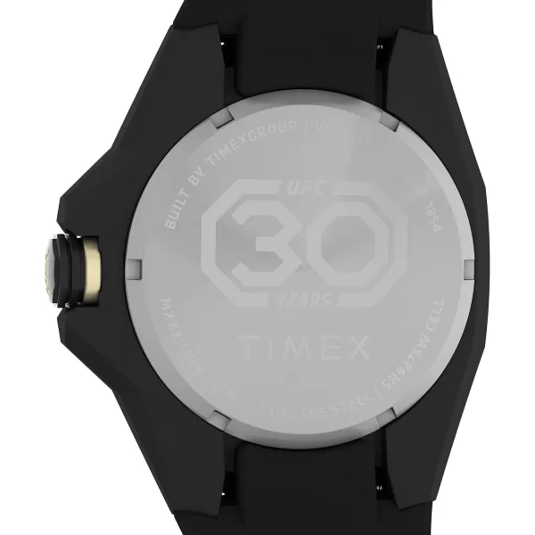 Timex UFC Mens Pro 44mm WatchBlackBlackBlack