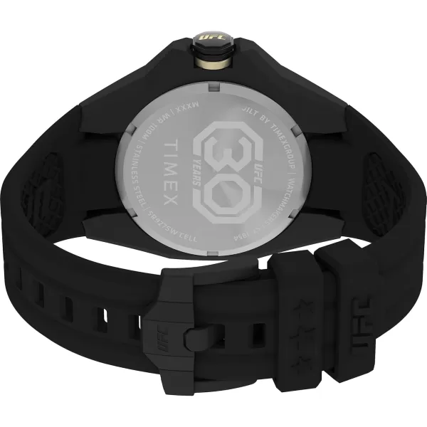 Timex UFC Mens Pro 44mm WatchBlackBlackBlack