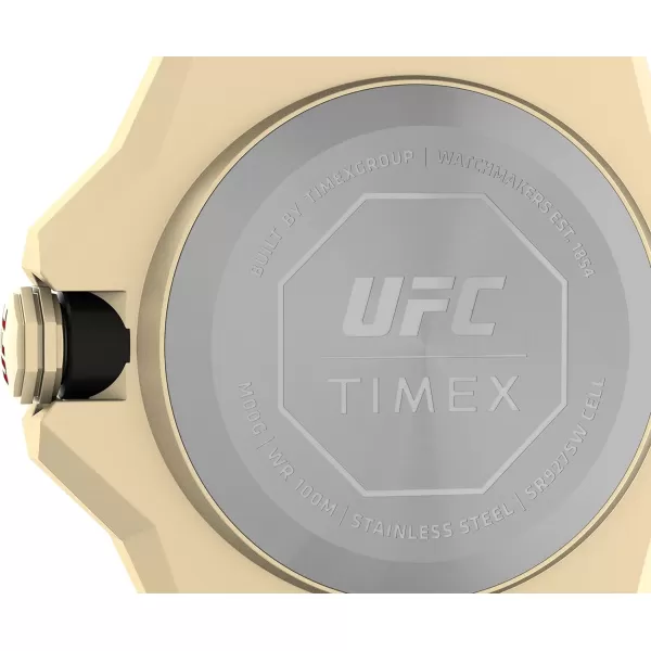Timex UFC Mens Pro 44mm WatchBlackGoldTone