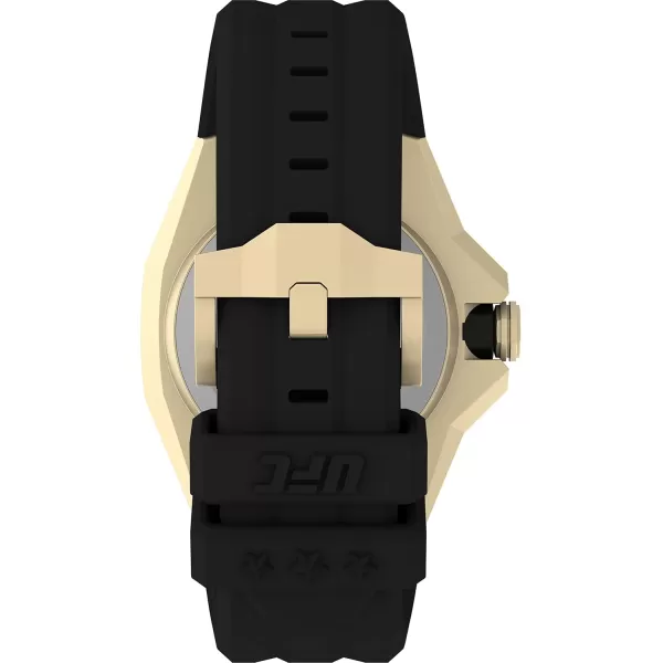 Timex UFC Mens Pro 44mm WatchBlackGoldTone