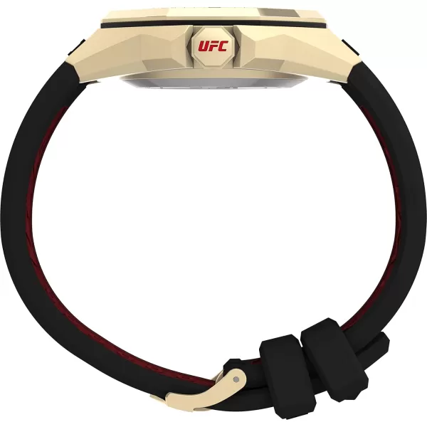 Timex UFC Mens Pro 44mm WatchBlackGoldTone