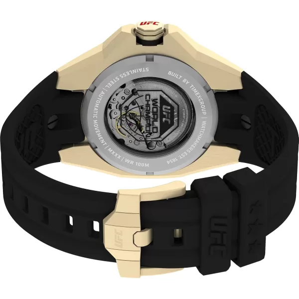 Timex UFC Mens Pro 44mm WatchBlackGoldToneGoldTone