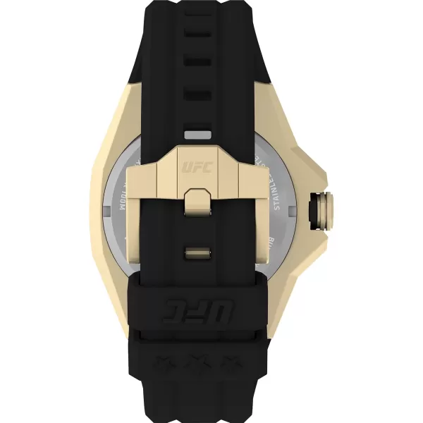 Timex UFC Mens Pro 44mm WatchBlackGoldToneGoldTone