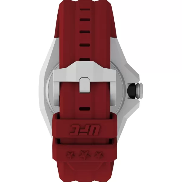 Timex UFC Mens Pro 44mm WatchRedBlackSilverTone