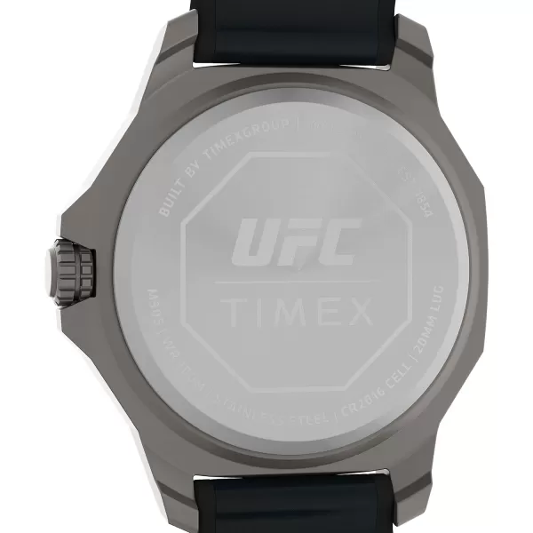 Timex UFC Mens Reveal 41mm WatchBlueBlueGunmetal
