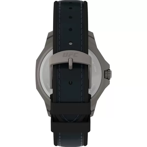Timex UFC Mens Reveal 41mm WatchBlueBlueGunmetal