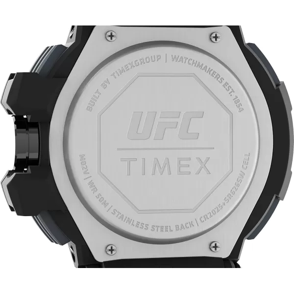 Timex UFC Mens Tactic 53mm WatchBlackBlackBlack