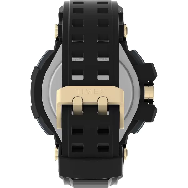 Timex UFC Mens Tactic 53mm WatchBlackBlackGold