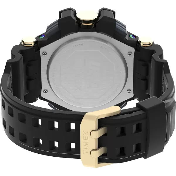 Timex UFC Mens Tactic 53mm WatchBlackBlackGold