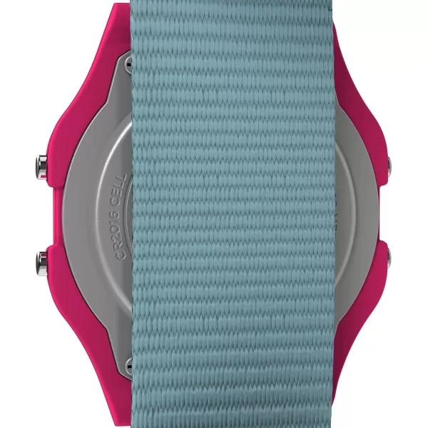 Timex Unisex Classical Digital 36mm WatchBluePinkDigital