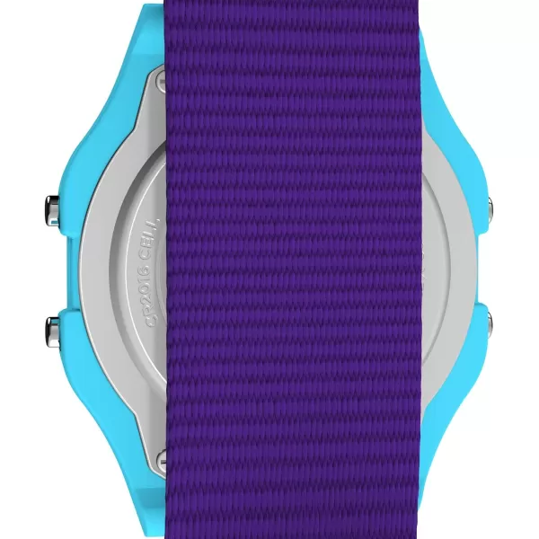 Timex Unisex Classical Digital 36mm WatchPurpleBlueDigital