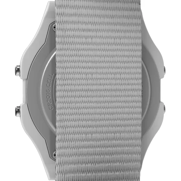 Timex Unisex Classical Digital 36mm WatchWhiteWhiteDigital