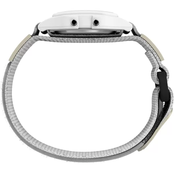 Timex Unisex Classical Digital 36mm WatchWhiteWhiteDigital