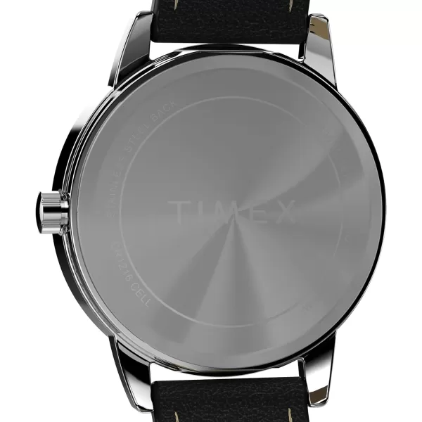 Timex Womens Easy Reader WatchBlackSilverToneWhite30mm