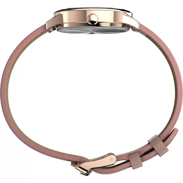 Timex Womens Easy Reader WatchPinkRose GoldToneWhite30mm