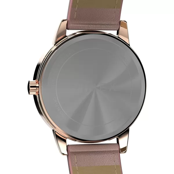 Timex Womens Easy Reader WatchPinkRose GoldToneWhite30mm