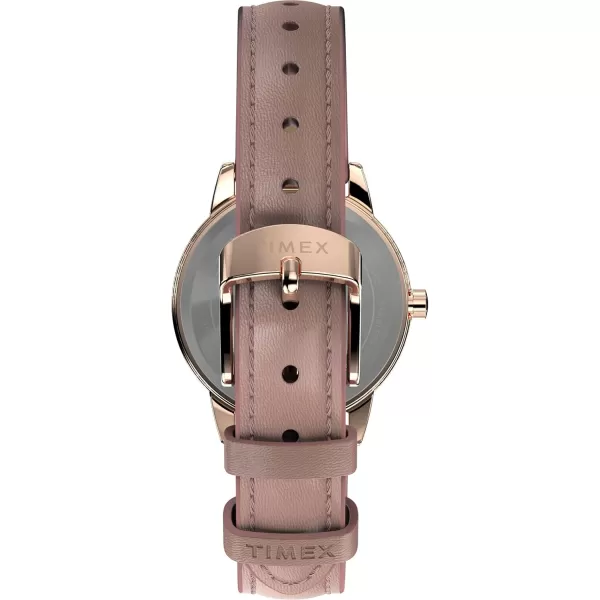 Timex Womens Easy Reader WatchPinkRose GoldToneWhite30mm