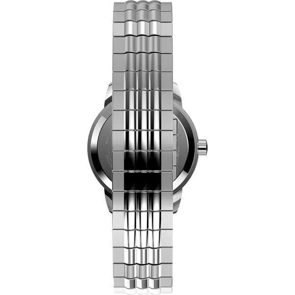 Timex Womens Easy Reader WatchSilverToneSilverToneBlack25mm