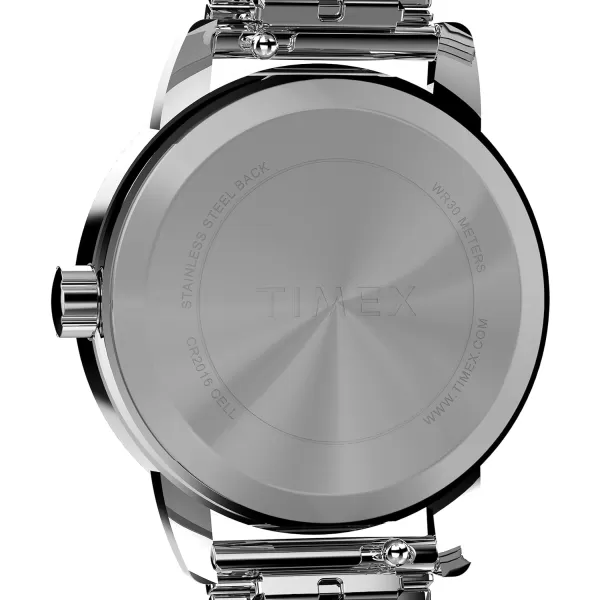 Timex Womens Easy Reader WatchSilverToneSilverToneWhiteA25mm
