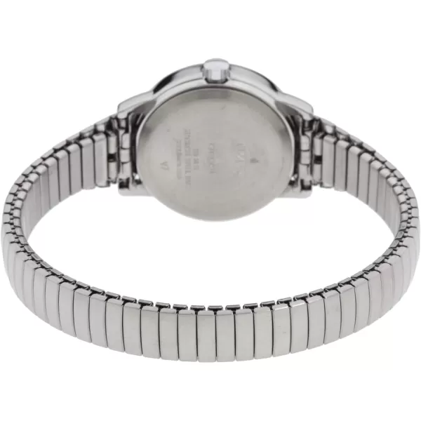 Timex Womens Easy Reader WatchStainless SteelSilverToneWhite25mm