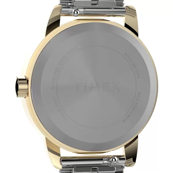 Timex Womens Easy Reader WatchTwoToneGoldToneWhite25mm