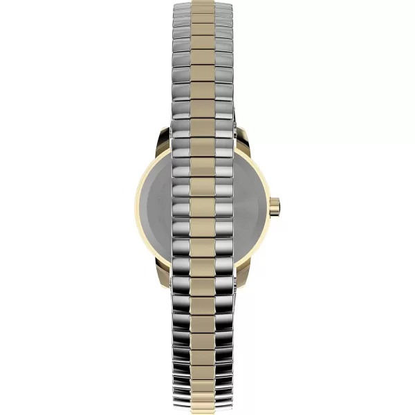 Timex Womens Easy Reader WatchTwoToneGoldToneWhite25mm