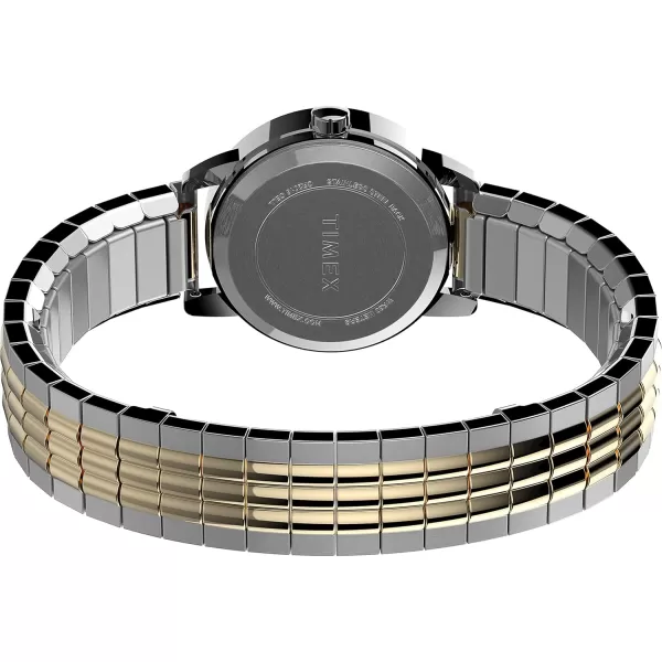 Timex Womens Easy Reader WatchTwoToneTwoToneWhite25mm