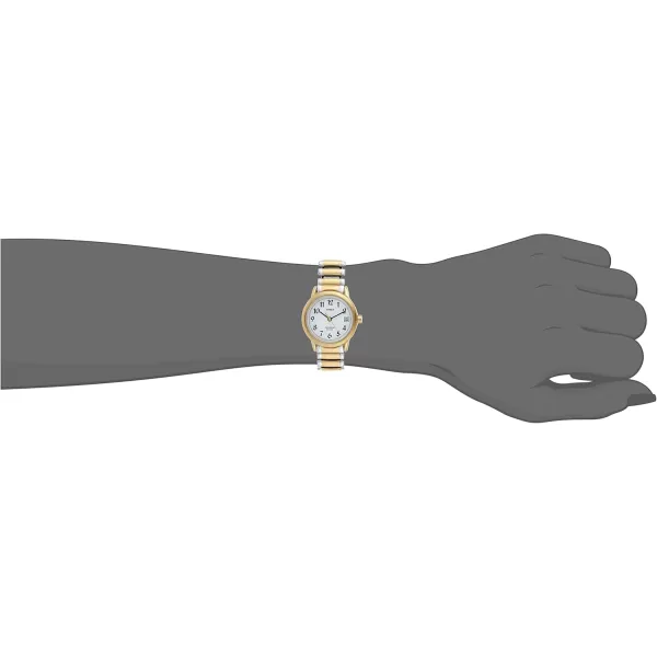 Timex Womens Easy Reader WatchTwoToneTwoToneWhiteC25mm