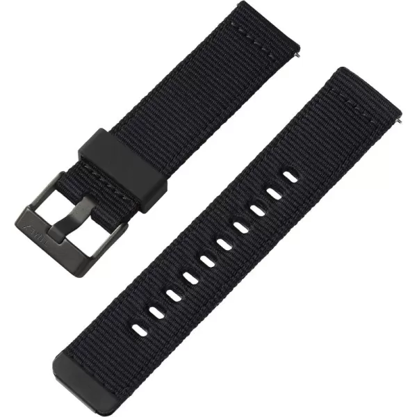 Timex 22mm Fabric QuickRelease Strap  Black Winter Camo with Black BuckleBlackBlack