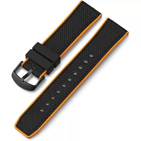 Timex 22mm Fabric QuickRelease Strap  Black Winter Camo with Black BuckleBlackOrangeBlack