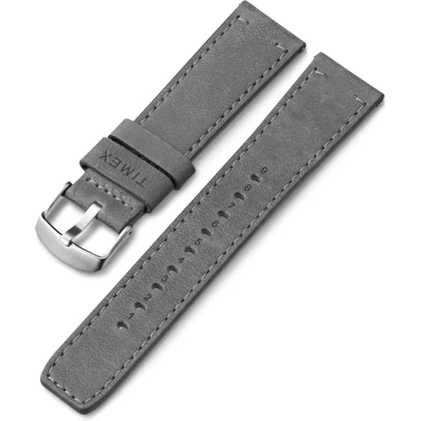 Timex 22mm Fabric QuickRelease Strap  Black Winter Camo with Black BuckleGraySilverTone