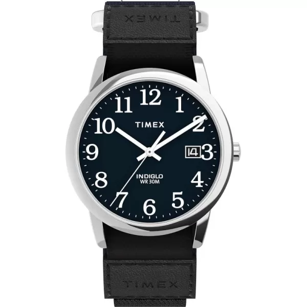 Timex Mens Easy Reader WatchBlueSilverToneBlue35mm