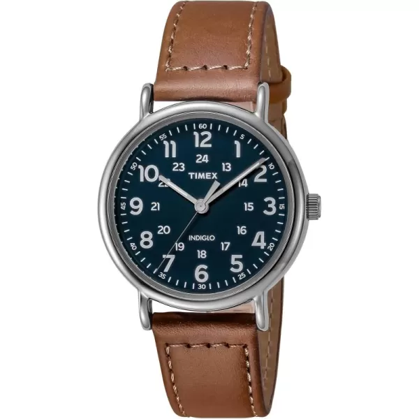 Timex Mens Weekender 40mm WatchTanBlue