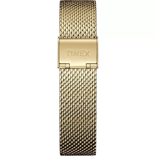 Timex TW7C07700 TwoPiece 18mm GoldTone Stainless Steel Mesh QuickRelease BraceletGoldTone Mesh