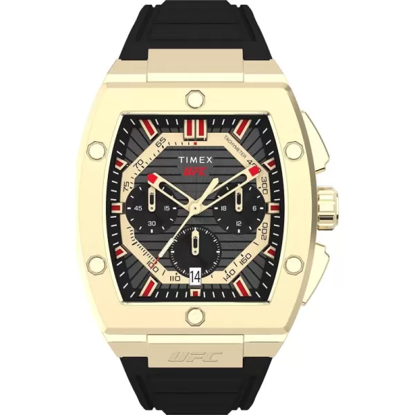 Timex UFC Mens Beast 51mm WatchBlackBlackGoldTone